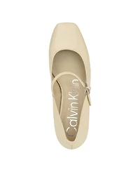 Calvin Klein Women's Jatlee Mary Jane Block Heel Pumps