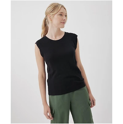 Pact Women's Organic Cotton Featherweight Slub Muscle Tee