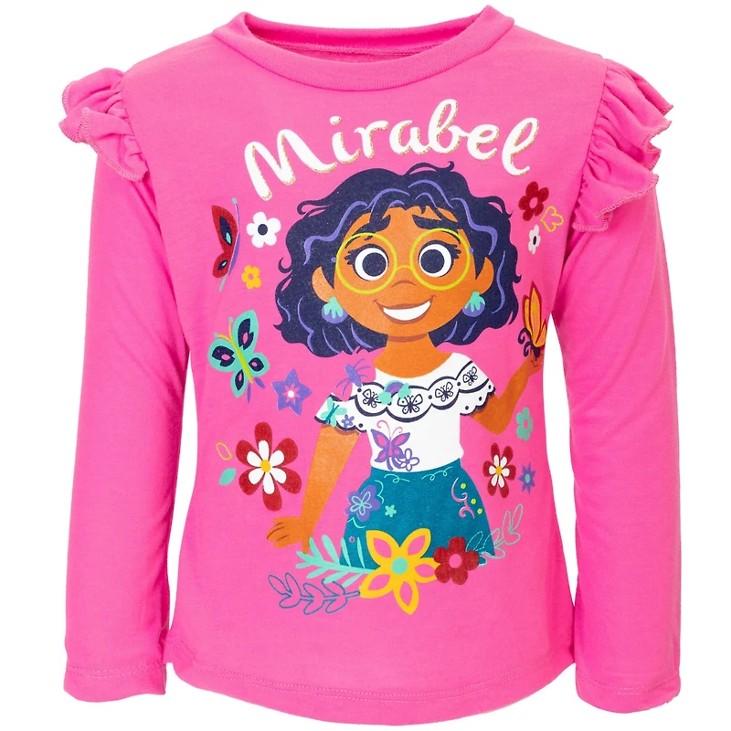 Encanto Girls Mirabel T-Shirt and Leggings Outfit Set