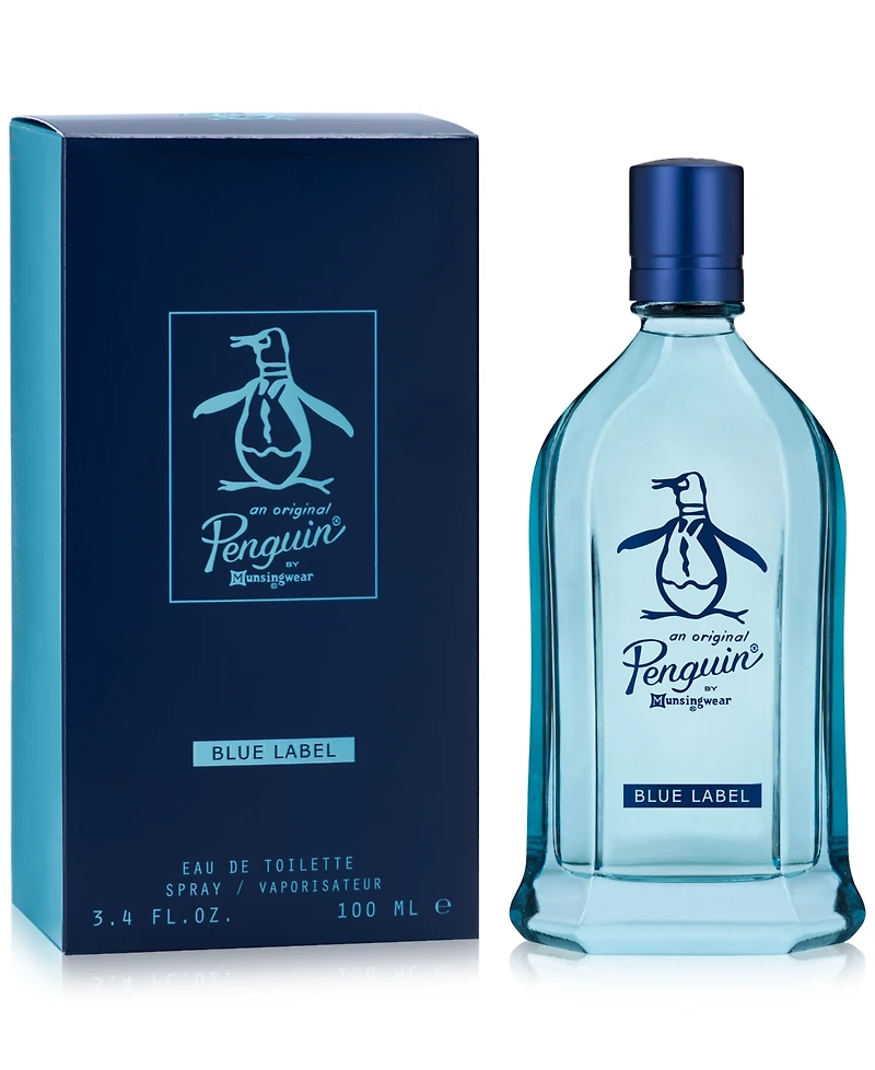 Penguin Men's Blue Label Eau de Toilette Spray, 3.4 oz.