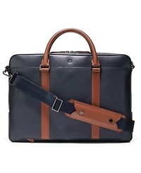 Cole Haan Triboro Medium Leather Briefcase Bag