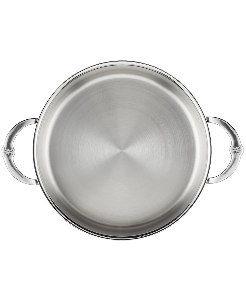 ProBond Clad Stainless Steel 3.5-Quart Covered Sauteuse