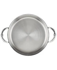 ProBond Clad Stainless Steel 3.5-Quart Covered Sauteuse