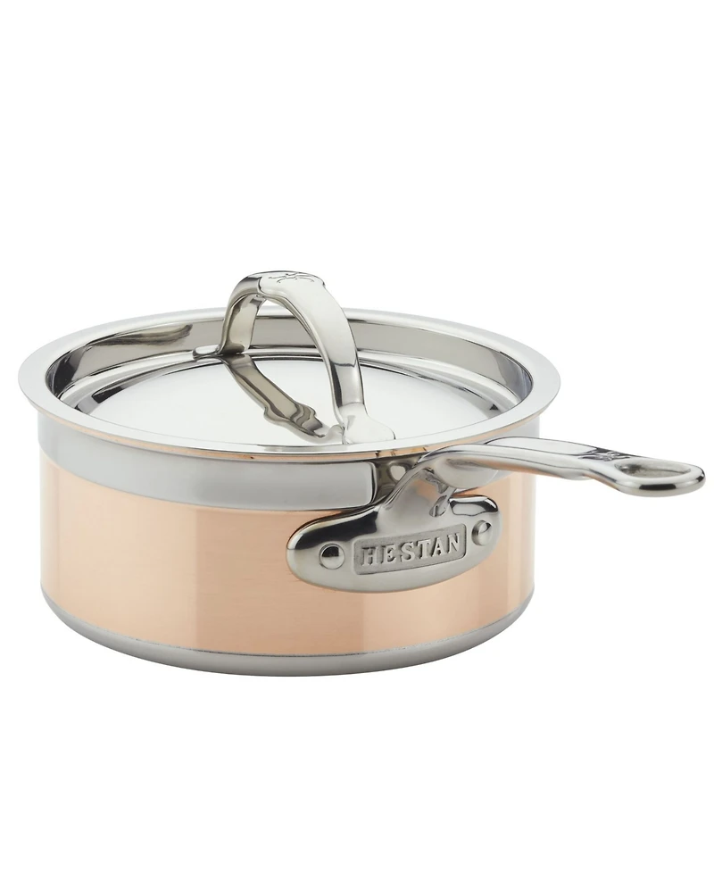 Hestan CopperBond Copper Induction -Quart Covered Saucepan