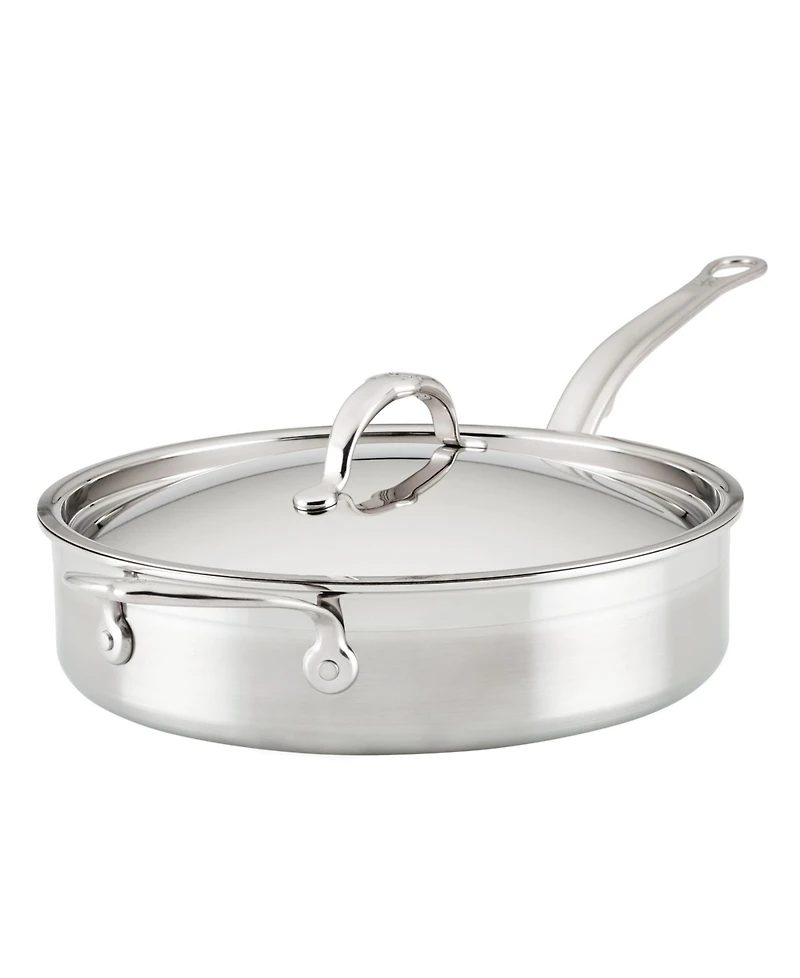 Hestan ProBond Clad Titum Stainless Steel Nonstick 3-Quart Covered Saute Pan