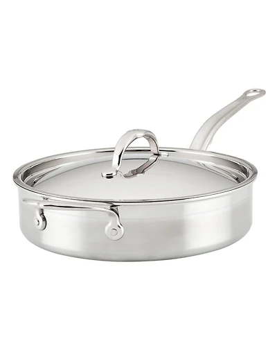 Hestan ProBond Clad Titum Stainless Steel Nonstick 3-Quart Covered Saute Pan