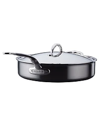 Hestan NanoBond Titanium Stainless Steel 5-Quart Covered Saute with Helper Handle