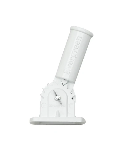 Evergreen White Painted Aluminum Adjustable Flag Pole Bracket Flag Pole Hardware for The Home