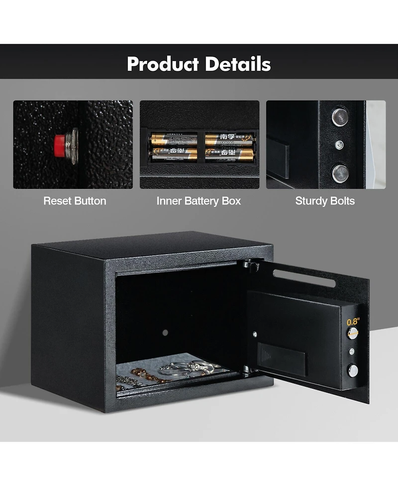 14 Inch Digital Depository Drop Cash Safe Box