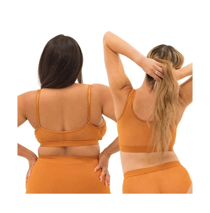 Naked Rebellion Women's Bralette & Tank Bra Set