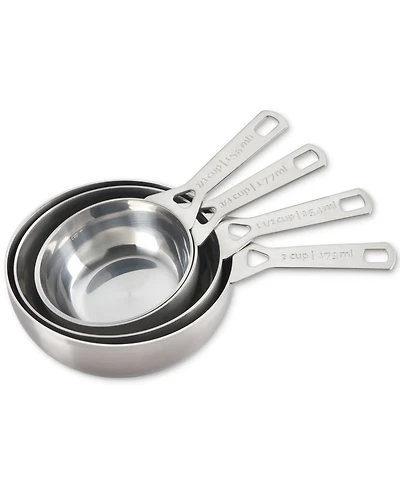 Le Creuset Stainless Steel Batch Measuring Cups, Set of 4