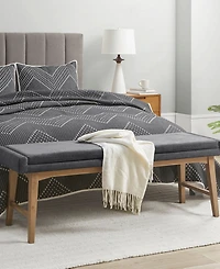 Ink+Ivy April 56" Fabric Upholstered Accent Bench