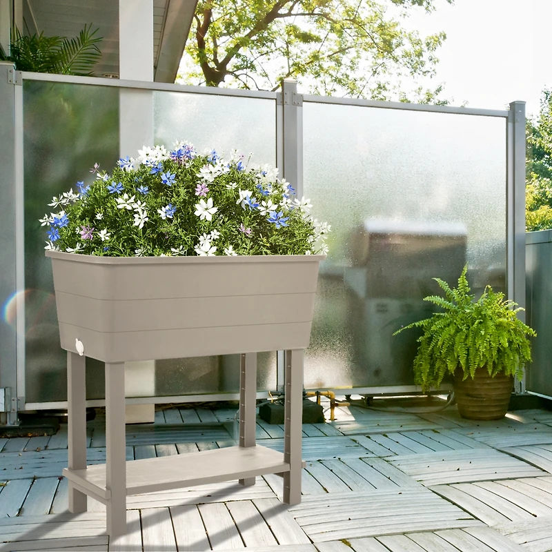 Aoodor Malysha Outdoor Elevated Planter (Set of 3) See More by Winston Porter