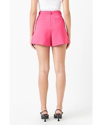 Women's Belted Shorts