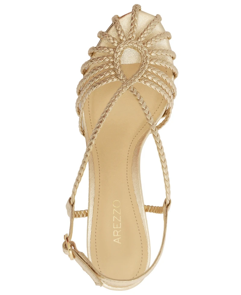 Arezzo Women's Paola Mid Block Sandals