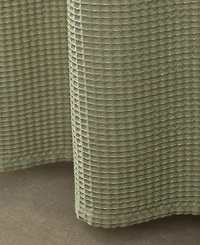 Calvin Klein Waffle Solid Textured Shower Curtain, 70" x 72"