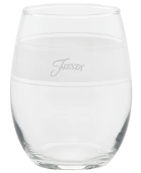 Fiesta Coastal Frame 15 Ounce Stemless Wine Glass, Set of 4