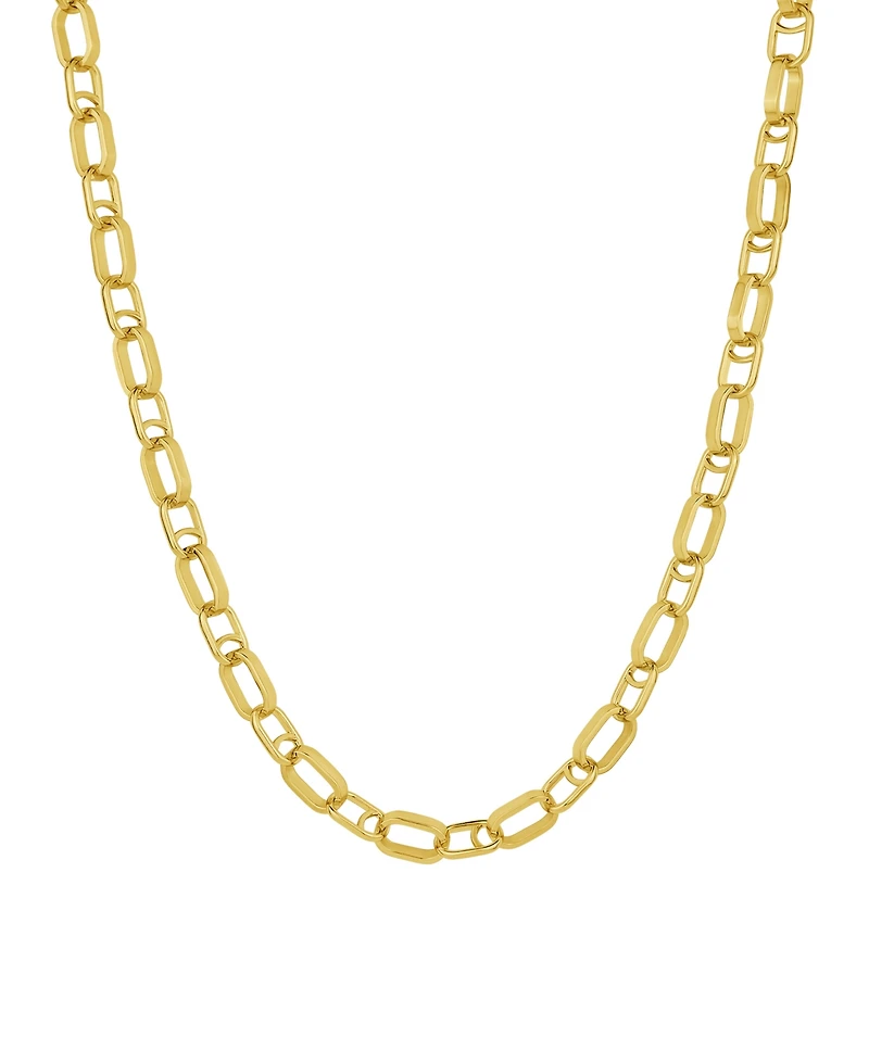 And Now This 18K Gold Plated or Silver Link Chain Necklace