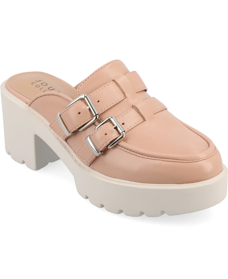 Journee Collection Women's Brydie Platform Mules