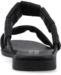 Journee Collection Women's Pegie Slip On Flat Sandals