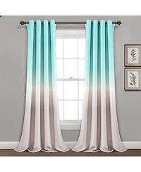 Umbre Fiesta Light Filtering Window Curtain Panels