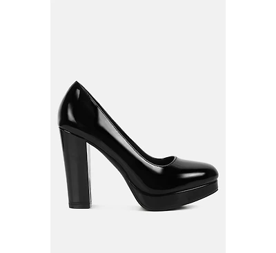 dixie patent faux leather pump sandals