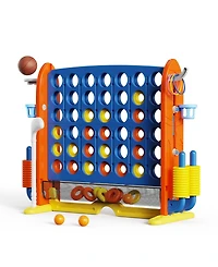 Inolait Kid s Playhouse Pretend Toy House For Boys and Girls 7 Pieces Toy Set