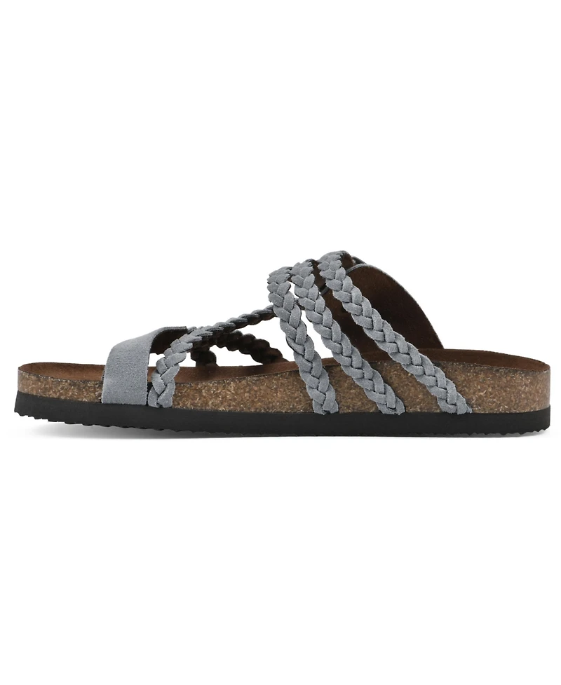 White Mountain Women's Hayleigh Footbed Sandals