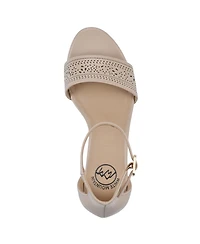 White Mountain Women's Eileen Block Heel Dress Sandals