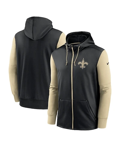 Men's Nike Black New Orleans Saints Performance Full-Zip Hoodie