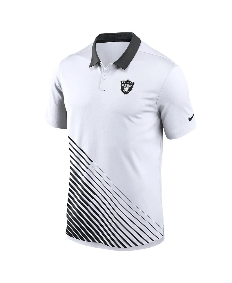 Men's Nike White Las Vegas Raiders Vapor Performance Polo Shirt