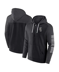 Men's Fanatics Black Chicago White Sox Offensive Line Up Full-Zip Hoodie
