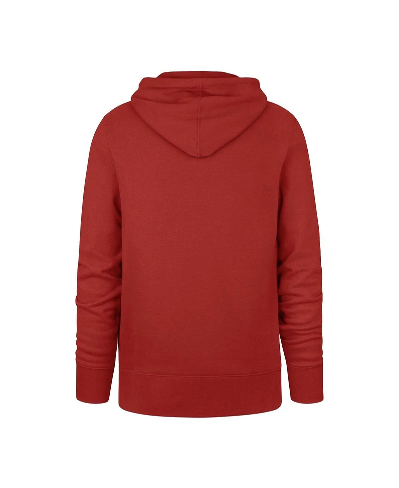Men's '47 Brand Scarlet San Francisco 49ers Regional Headline Pullover Hoodie