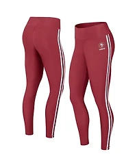 Women's Wear by Erin Andrews Scarlet San Francisco 49ers Color Block Leggings