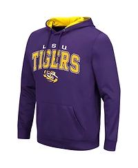 Men's Colosseum Purple Lsu Tigers Resistance Pullover Hoodie