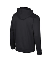 Men's Colosseum Black Ohio State Buckeyes Quarter-Zip Hoodie