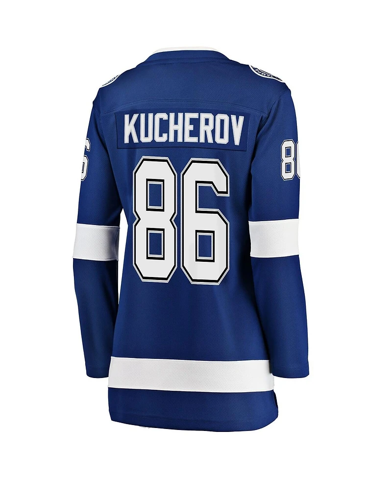 Women's Fanatics Nikita Kucherov Blue Tampa Bay Lightning Premier Breakaway Player Jersey
