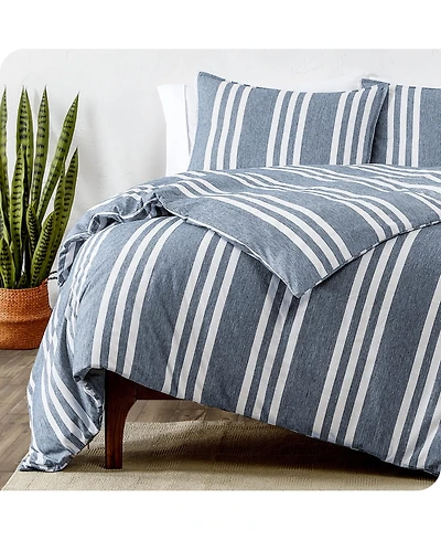 Bare Home Double Brushed Duvet Cover Set Twin/Twin Xl - Stripe