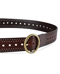 Levi's Women's Adjustable Laser Cut Leather Belt