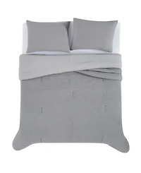 Truly Soft Textured Waffle 2 Piece Comforter Set, Twin/Twin Xl