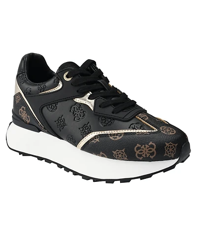 Guess Women's Luchia Fashion Forward Chunky Bottom Sneakers