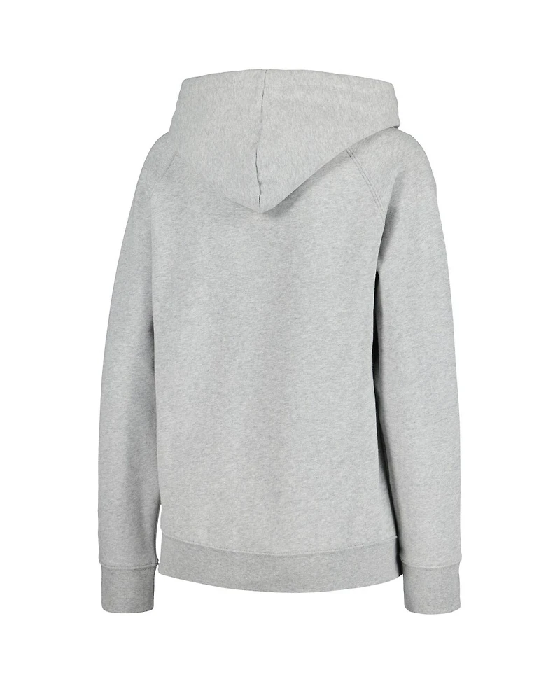 Women's New Era Gray Buffalo Bills Floral Raglan Pullover Hoodie
