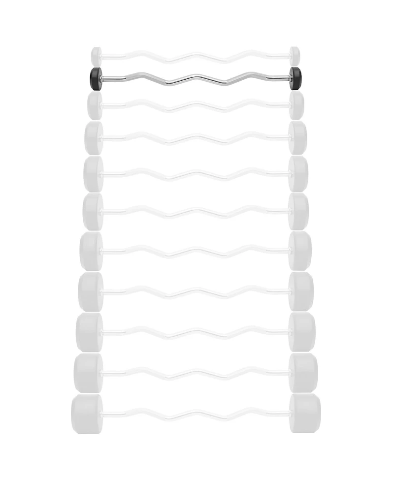 Philosophy Gym Rubber Fixed Barbell