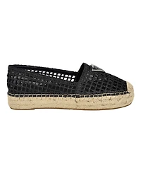 Guess Women's Mones Closed Toe Jute Mesh Upper Casual Espadrille Flats