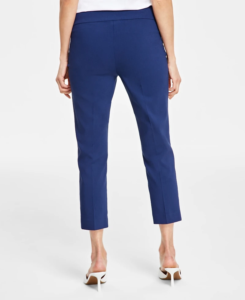 I.n.c. International Concepts Women's Tummy-Control Pull-On Capri Pants, Created for Macy's