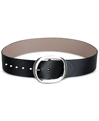 Calvin Klein Women's Reversible Oversized Statement Buckle Belt