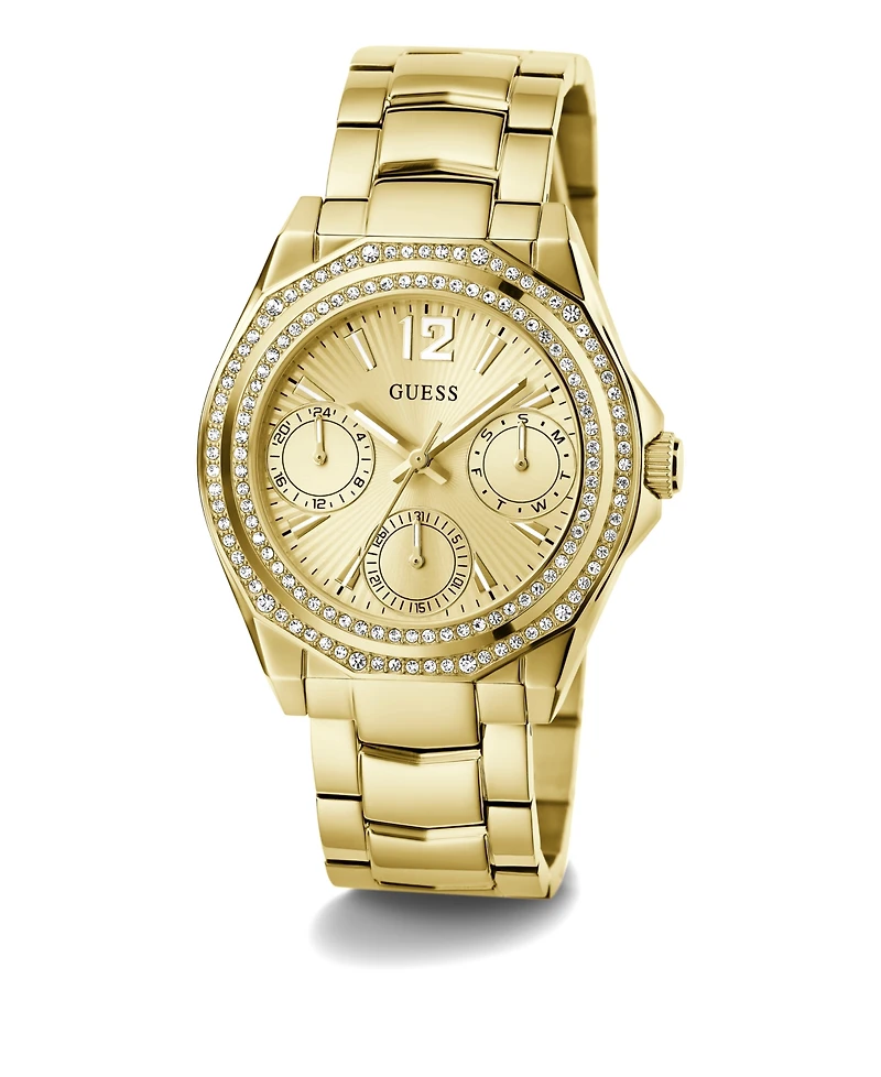 Guess Women's Analog Gold-Tone Stainless Steel Watch 36mm
