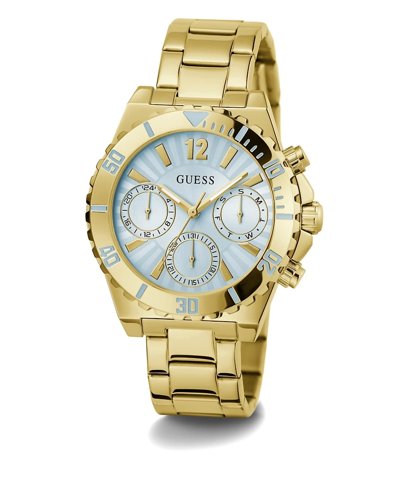 Guess Women's Analog Gold-Tone Stainless Steel Watch 39mm