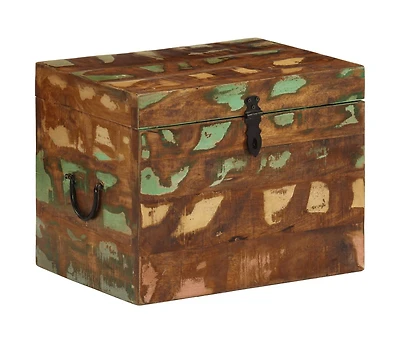 Reclaimed Storage Box Solid Wood