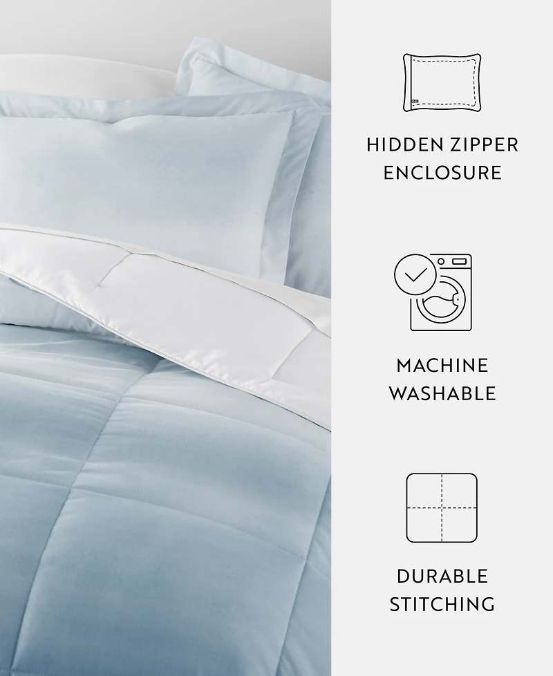ienjoy Home Ocean Waves 3-Piece Comforter Set, Full/Queen